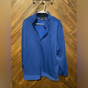 Men’s Under Armor 1/4 Zip pull over. Royal Blue. Size XL